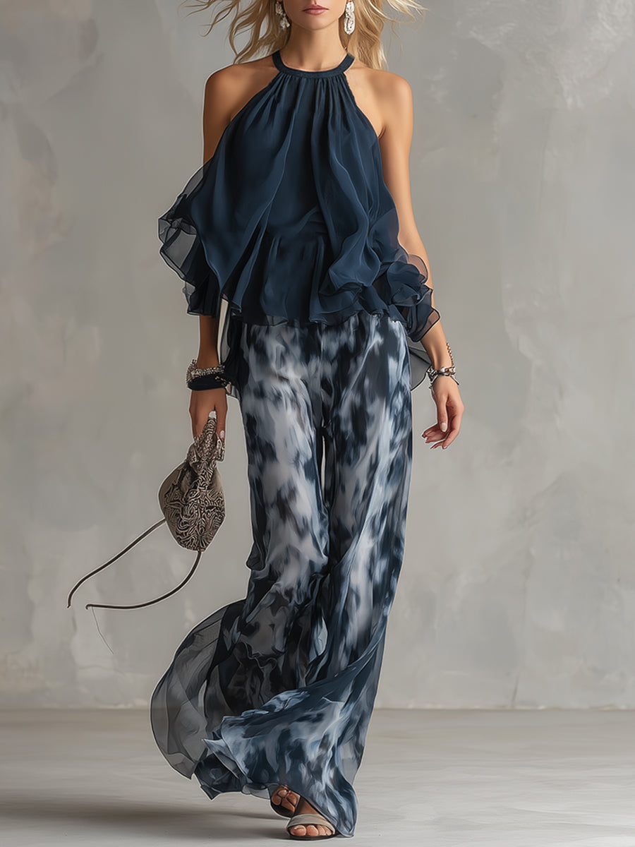MOREAU LYON | ENSEMBLE PANTALON FLUIDE POUR FEMMES