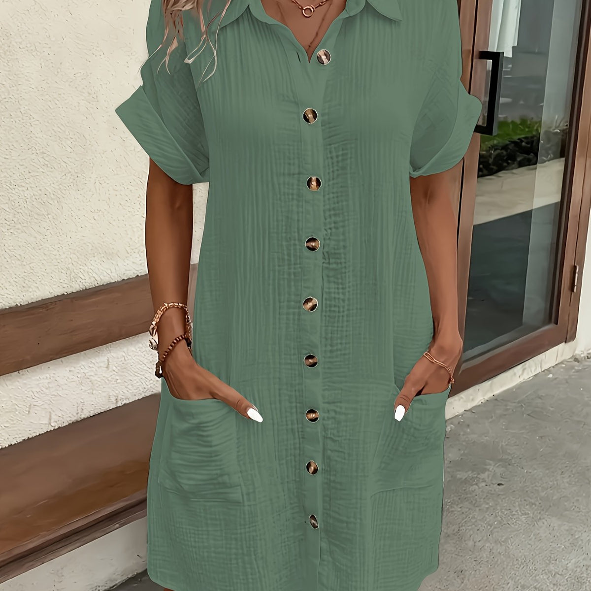 MOREAU LYON | ROBE CHEMISE ANCIENNE POUR FEMMES