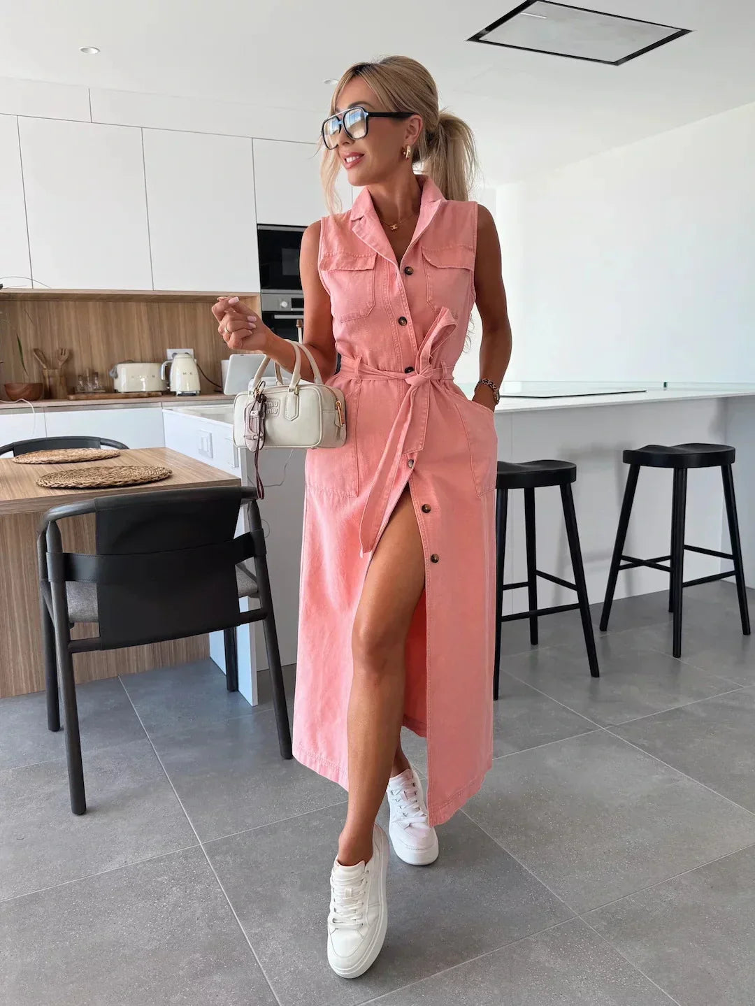 MOREAU LYON | ROBE EN JEAN MODERNE POUR FEMME