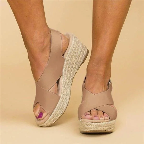 MOREAU LYON | ESPADRILLES COMPENSÉES POUR FEMME