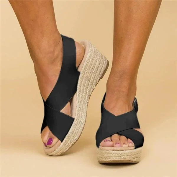 MOREAU LYON | ESPADRILLES COMPENSÉES POUR FEMME