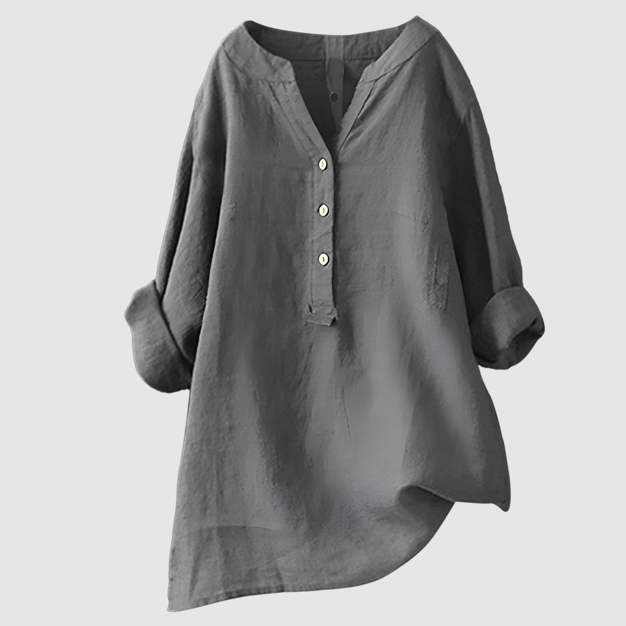 VIDAL BORDEAUX | BLOUSE EN MÉLANGE DE LIN POUR FEMMES