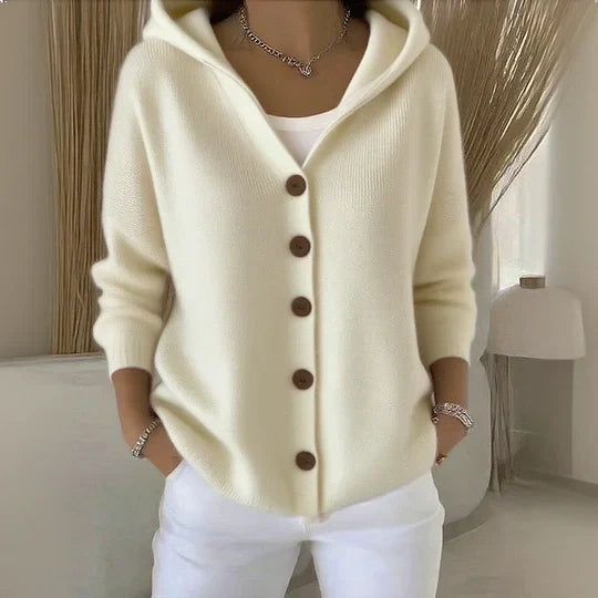 VIDAL BORDEAUX | GILET À CAPUCHE DÉTENDUE POUR FEMMES