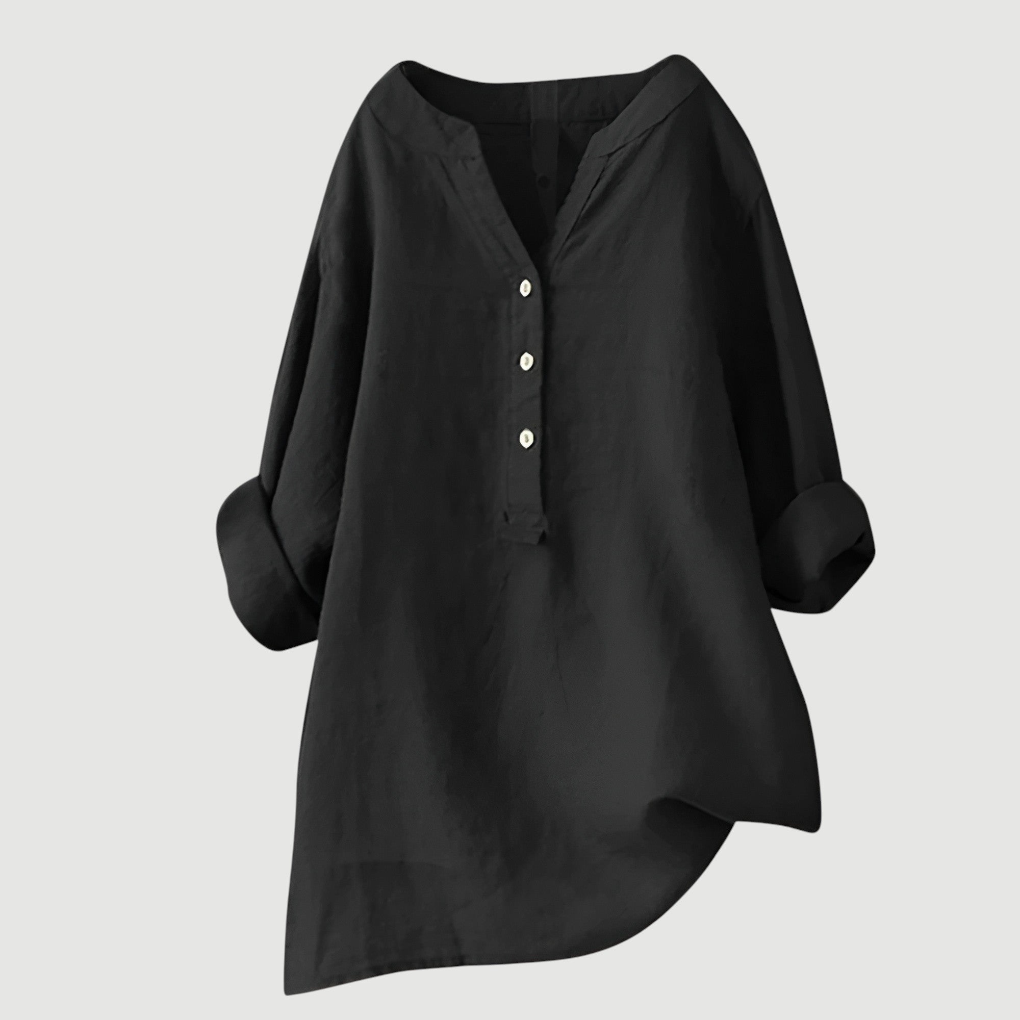 VIDAL BORDEAUX | BLOUSE EN MÉLANGE DE LIN POUR FEMMES