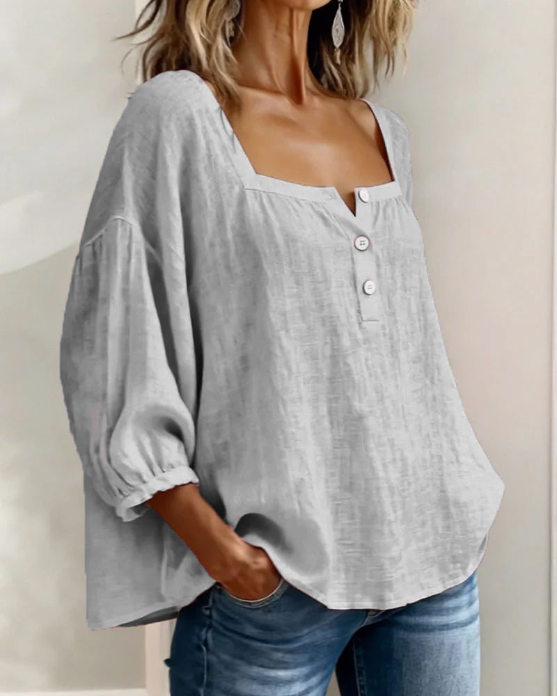 VIDAL BORDEAUX | BLOUSE EN LIN POUR FEMME