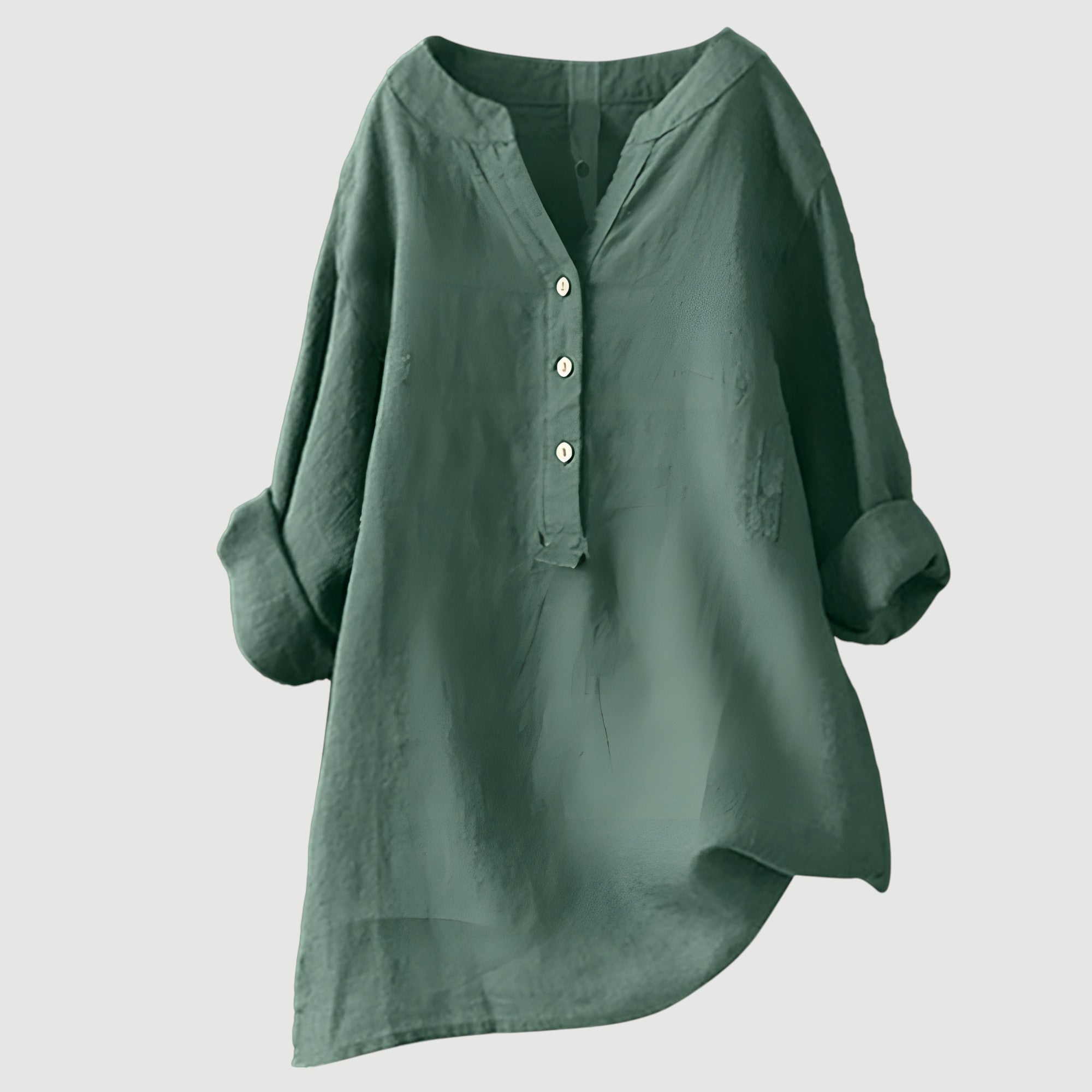 VIDAL BORDEAUX | BLOUSE EN MÉLANGE DE LIN POUR FEMMES