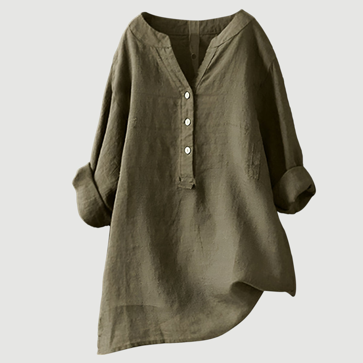 VIDAL BORDEAUX | BLOUSE EN MÉLANGE DE LIN POUR FEMMES