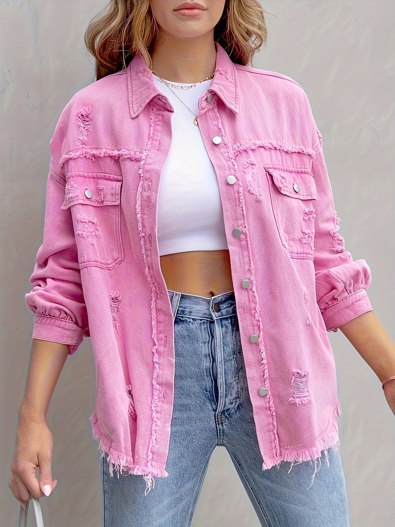 VIDAL BORDEAUX | GILET EN DENIM POUR FEMMES