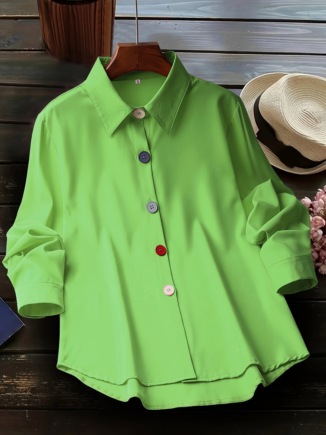 VIDAL BORDEAUX | CHIC BLOUSE À BOUTONS POUR FEMMES
