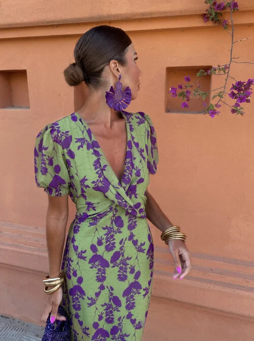 VIDAL BORDEAUX | ROBE ÉLÉGANTE D'ÉTÉ POUR FEMMES