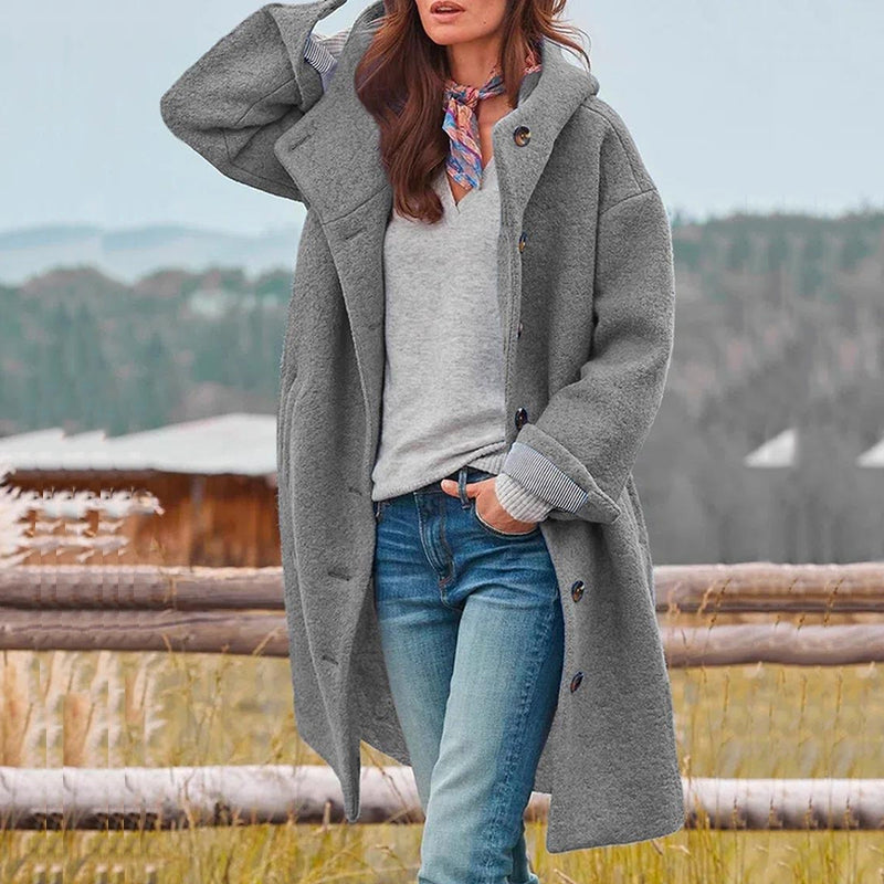 VIDAL BORDEAUX | MANTEAU À CAPUCHE POUR FEMMES