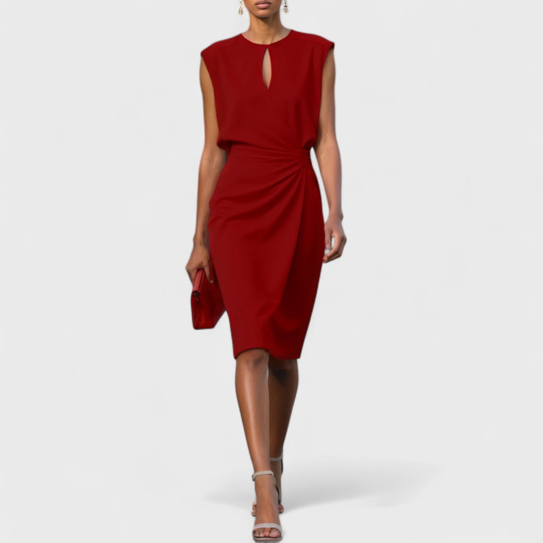 VIDAL BORDEAUX | ROBE DE JOUR ÉLÉGANTE POUR FEMME
