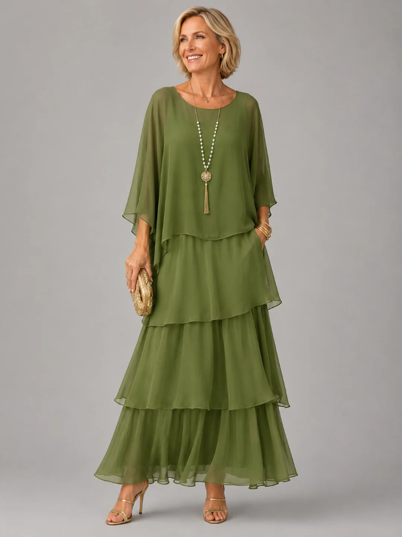 MOREAU LYON | ROBE ÉLÉGANTE À COUCHE POUR FEMMES