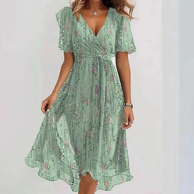 VIDAL BORDEAUX | ROBE ÉLÉGANTE RAYONNANTE POUR FEMMES