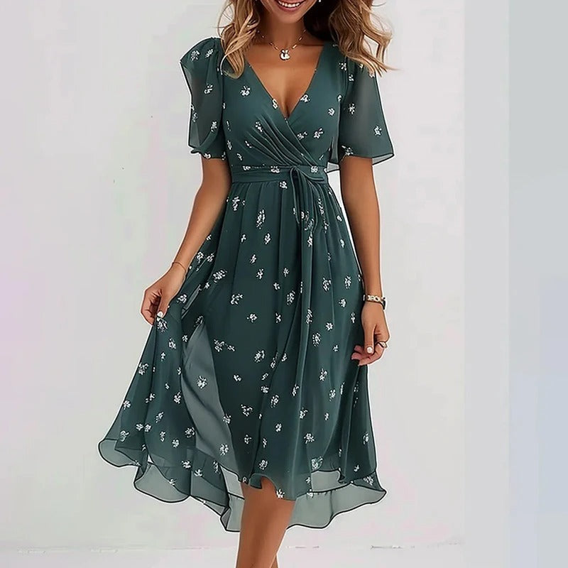 VIDAL BORDEAUX | ROBE ÉLÉGANTE RAYONNANTE POUR FEMMES