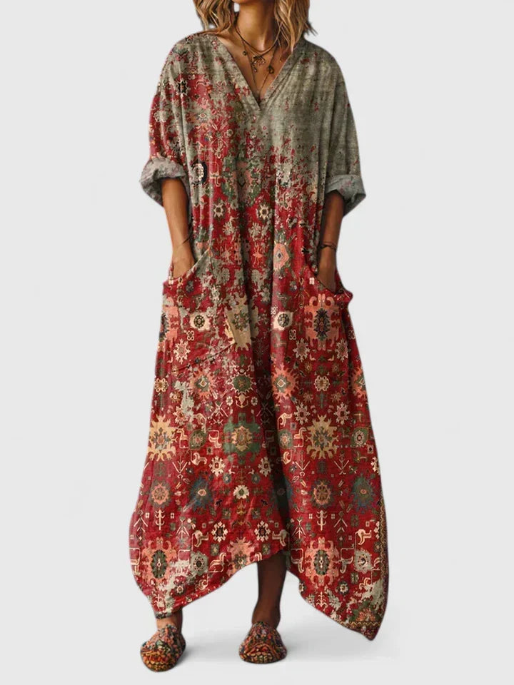 VIDAL BORDEAUX | ROBE ÉLÉGANTE POUR FEMME