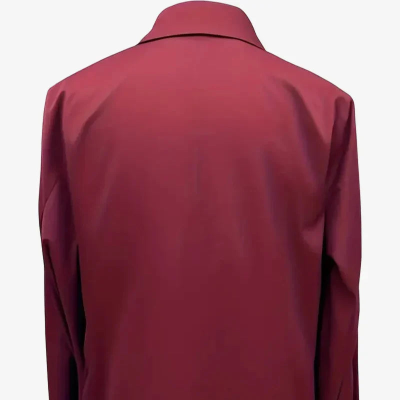 VIDAL BORDEAUX | BLOUSE SATINÉE ÉLÉGANTE POUR FEMMES