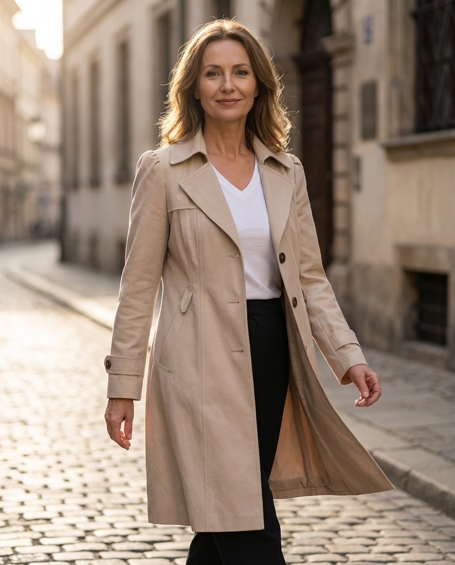VIDAL BORDEAUX | MANTEAU CLASSIQUE POUR FEMME
