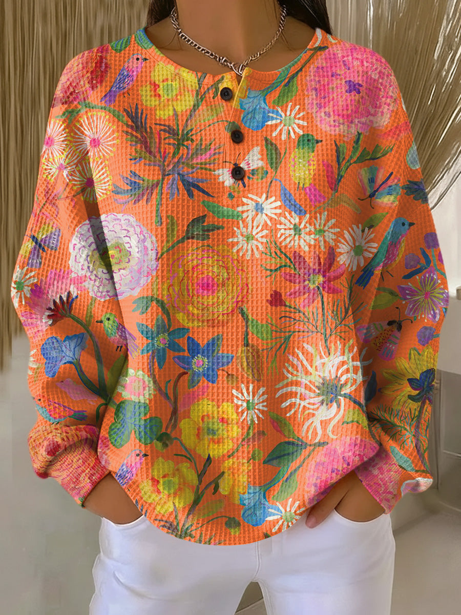 Lucinda | Pull Henley Blossom