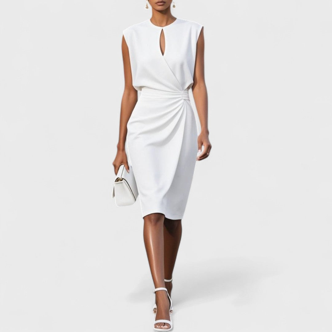 VIDAL BORDEAUX | ROBE DE JOUR ÉLÉGANTE POUR FEMME