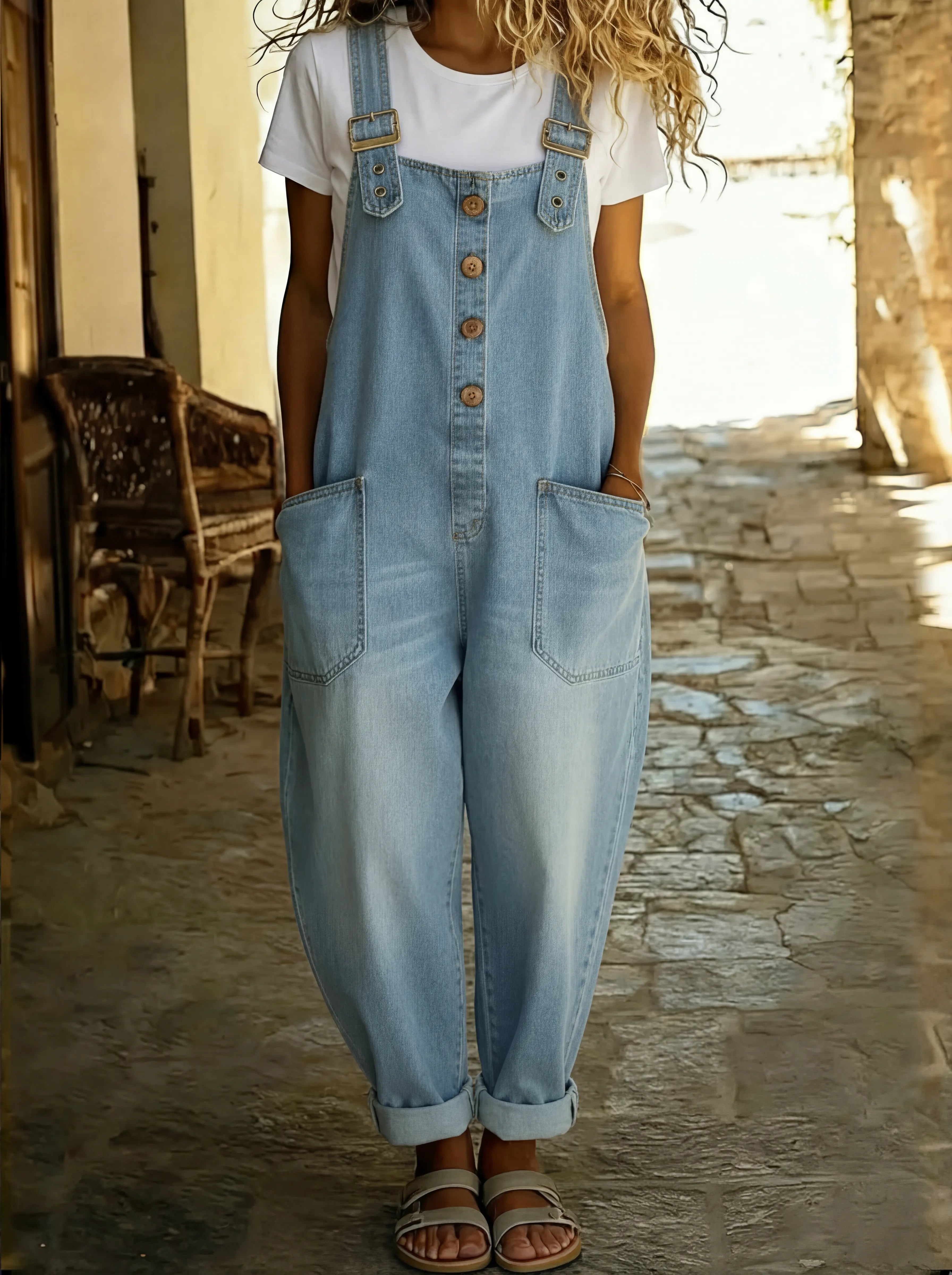 MOREAU LYON | COMBINAISON EN DENIM POUR FEMME