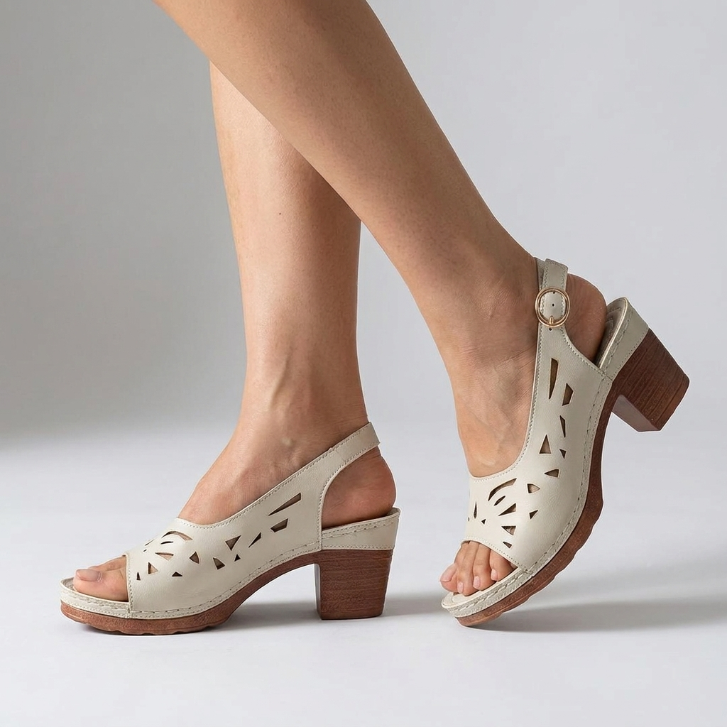 MOREAU LYON | SANDALES À TALON WEDGE CHIC POUR FEMMES