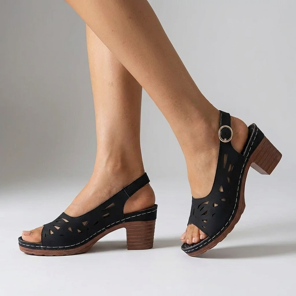 MOREAU LYON | SANDALES À TALON WEDGE CHIC POUR FEMMES