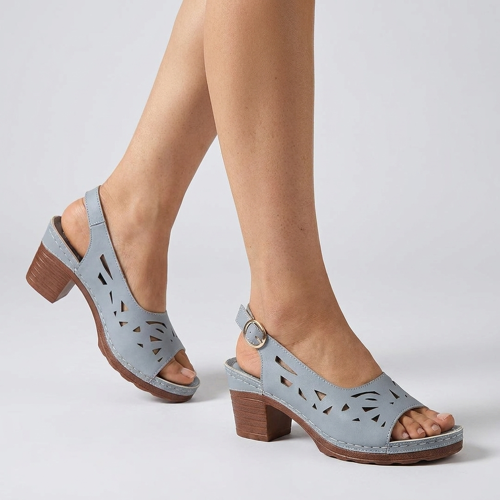 MOREAU LYON | SANDALES À TALON WEDGE CHIC POUR FEMMES