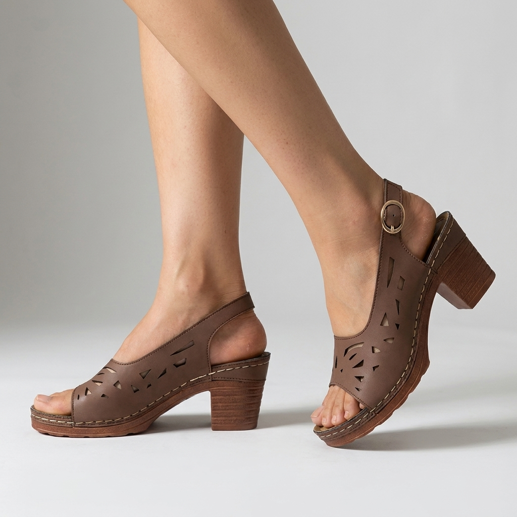 MOREAU LYON | SANDALES À TALON WEDGE CHIC POUR FEMMES