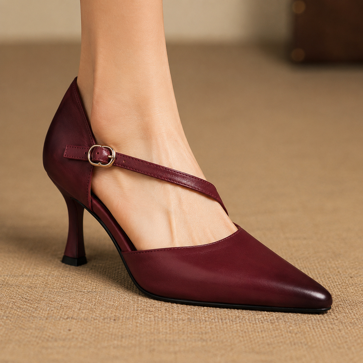 Diana | Talons Élégants à Lanières Croisées