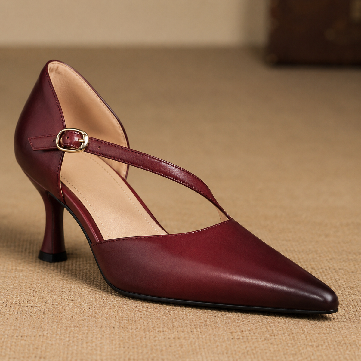Diana | Talons Élégants à Lanières Croisées