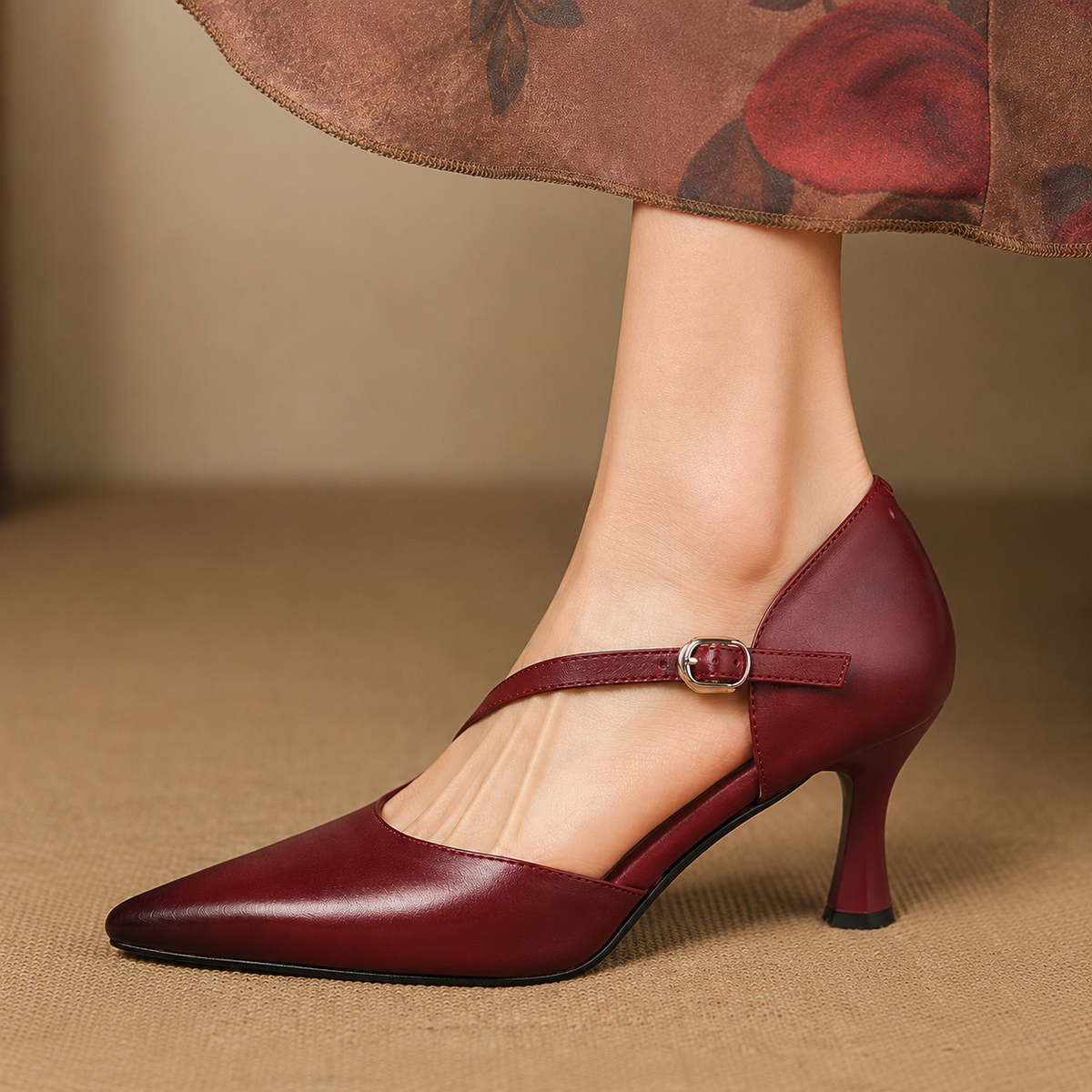 Diana | Talons Élégants à Lanières Croisées