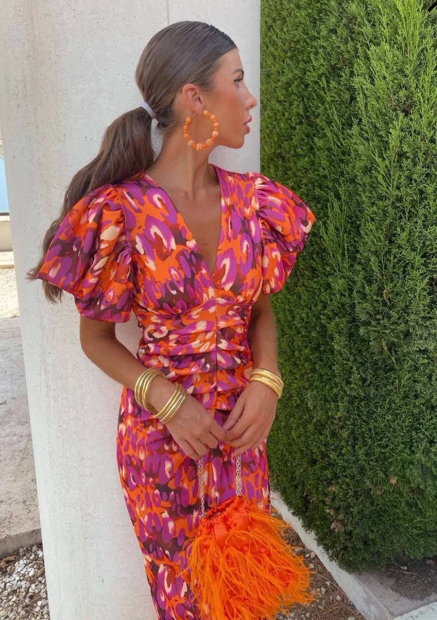 VIDAL BORDEAUX | ROBE ÉLÉGANTE D'ÉTÉ POUR FEMMES