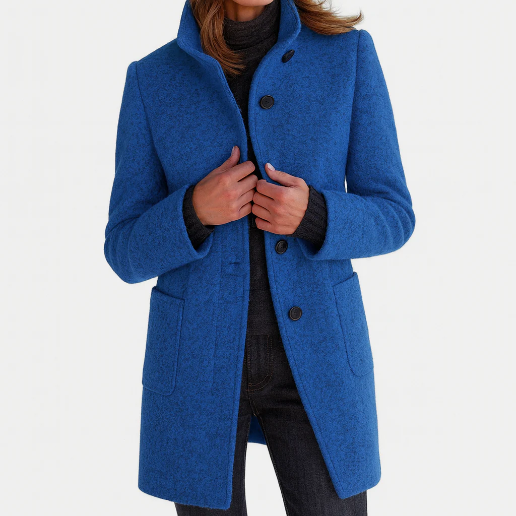 Éléonore | Manteau en laine coupe midi