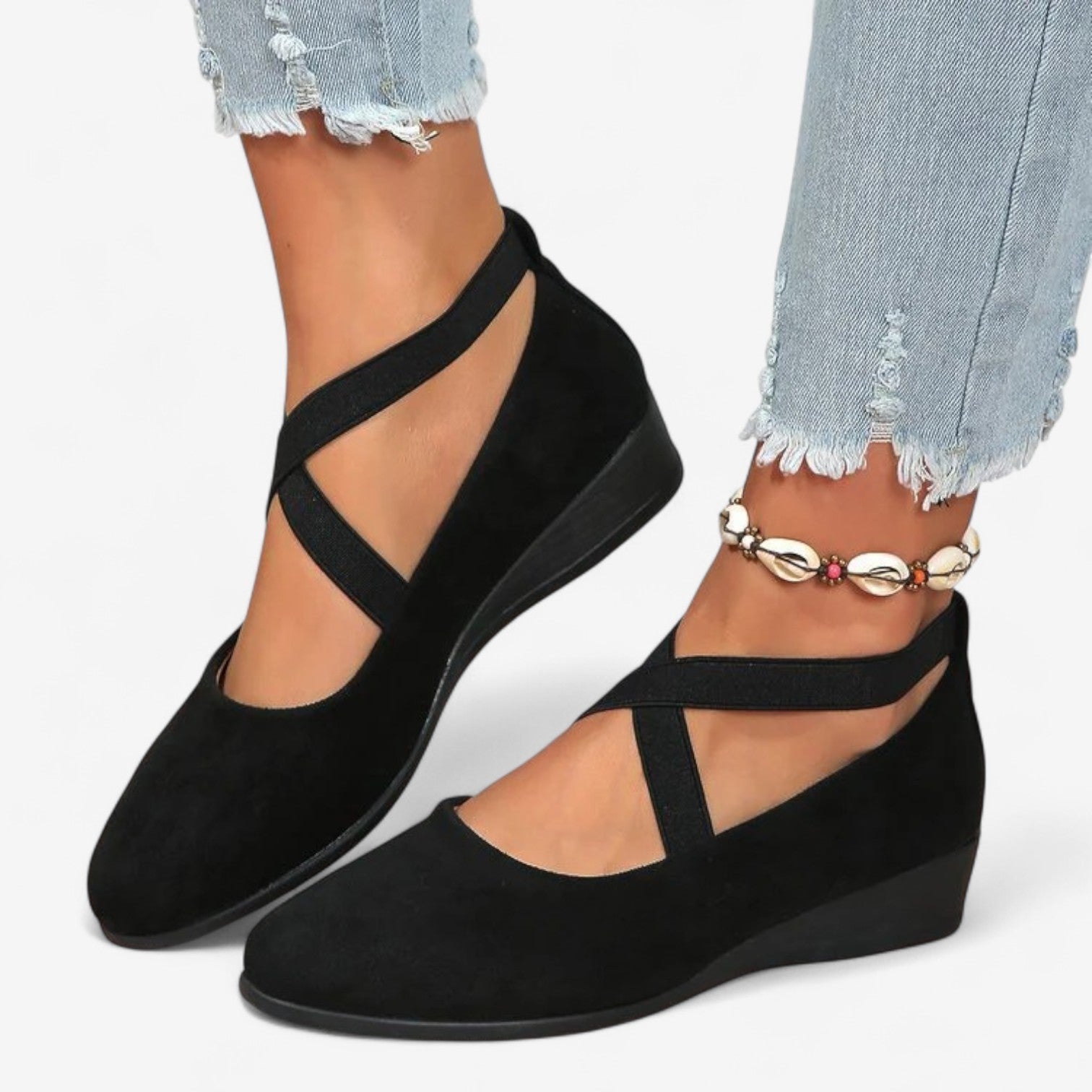 MOREAU LYON | BALLERINES CROISÉES POUR FEMMES