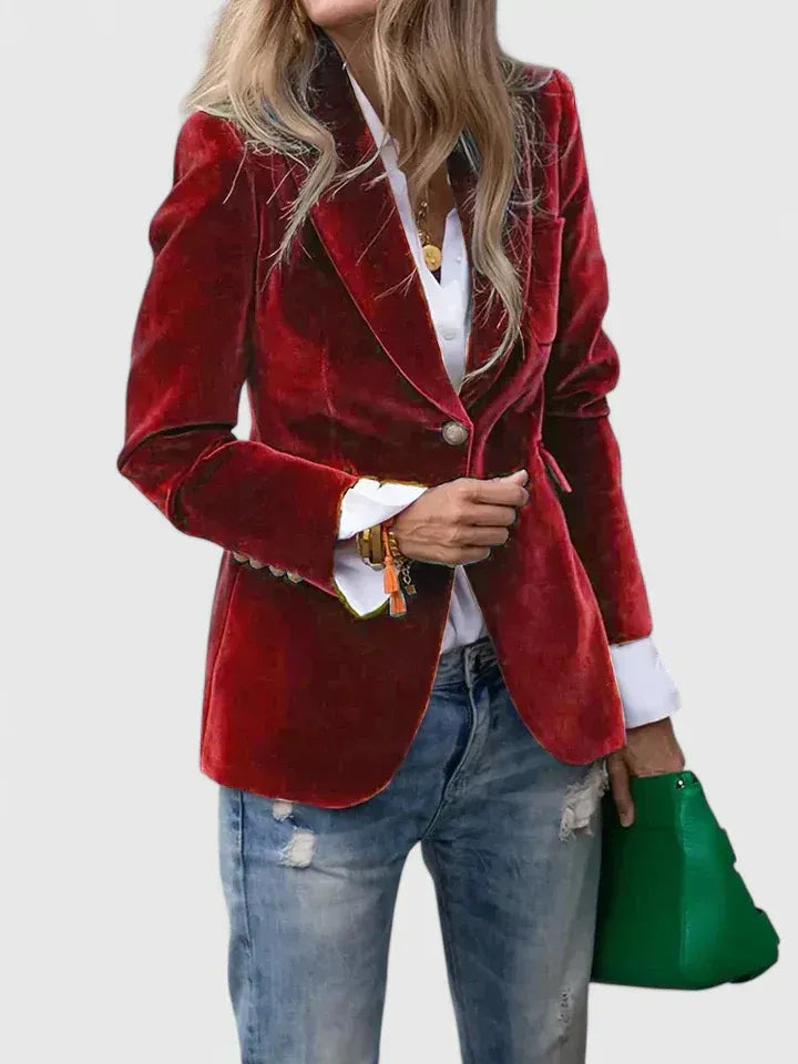 VIDAL BORDEAUX | BLAZER ÉLÉGANT POUR FEMME