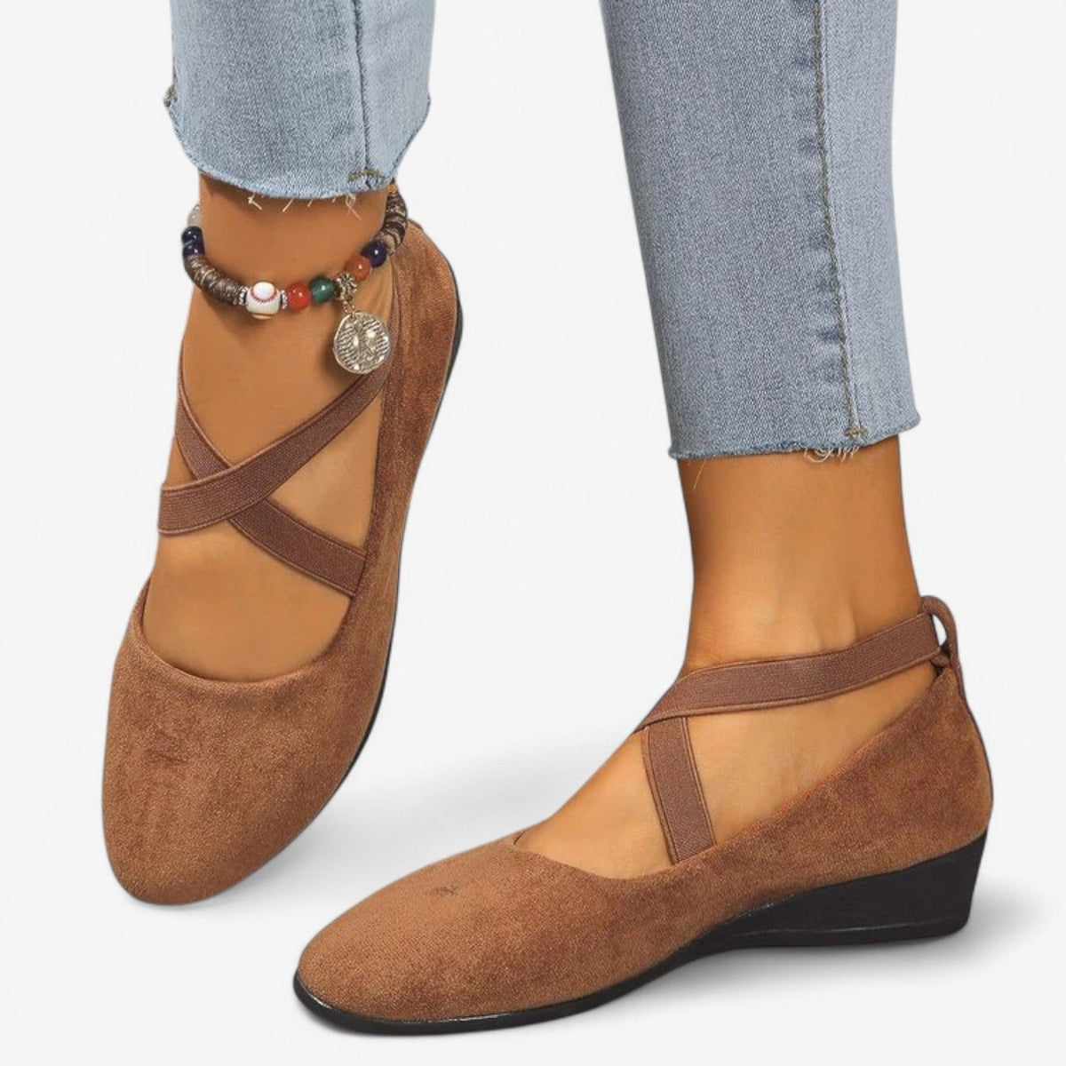 MOREAU LYON | BALLERINES CROISÉES POUR FEMMES