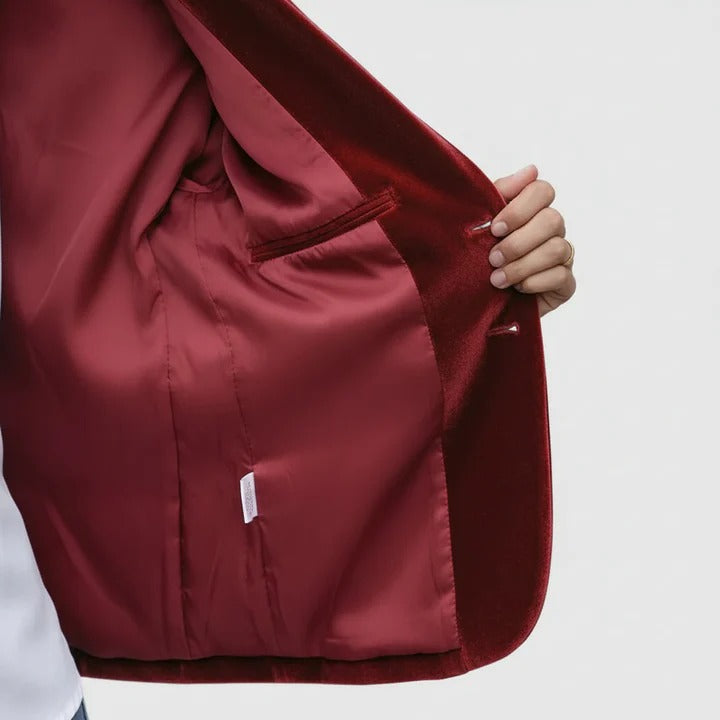 VIDAL BORDEAUX | BLAZER ÉLÉGANT POUR FEMME