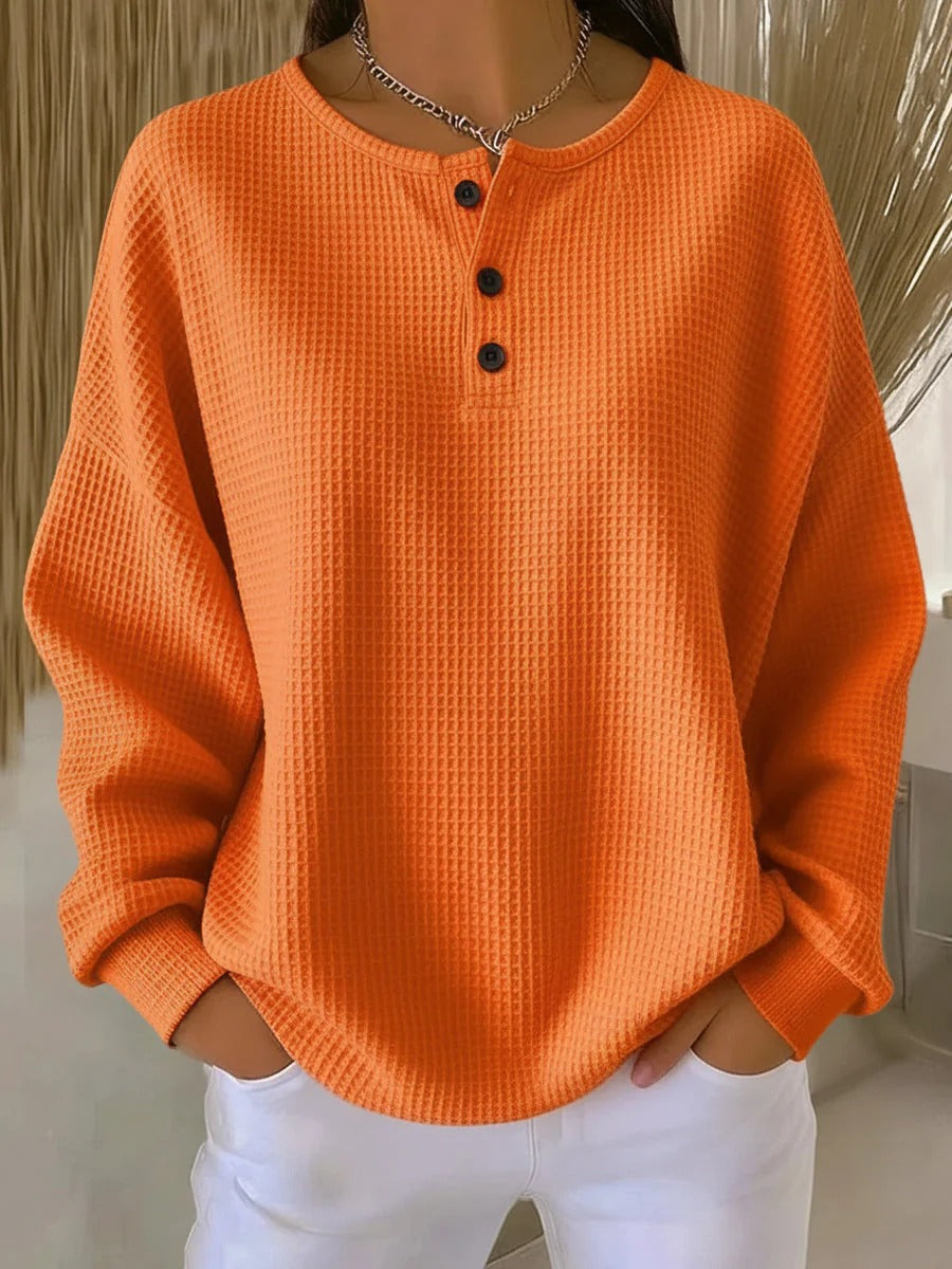 VIDAL BORDEAUX | PULL EN TRICOT GAUFRE POUR FEMMES