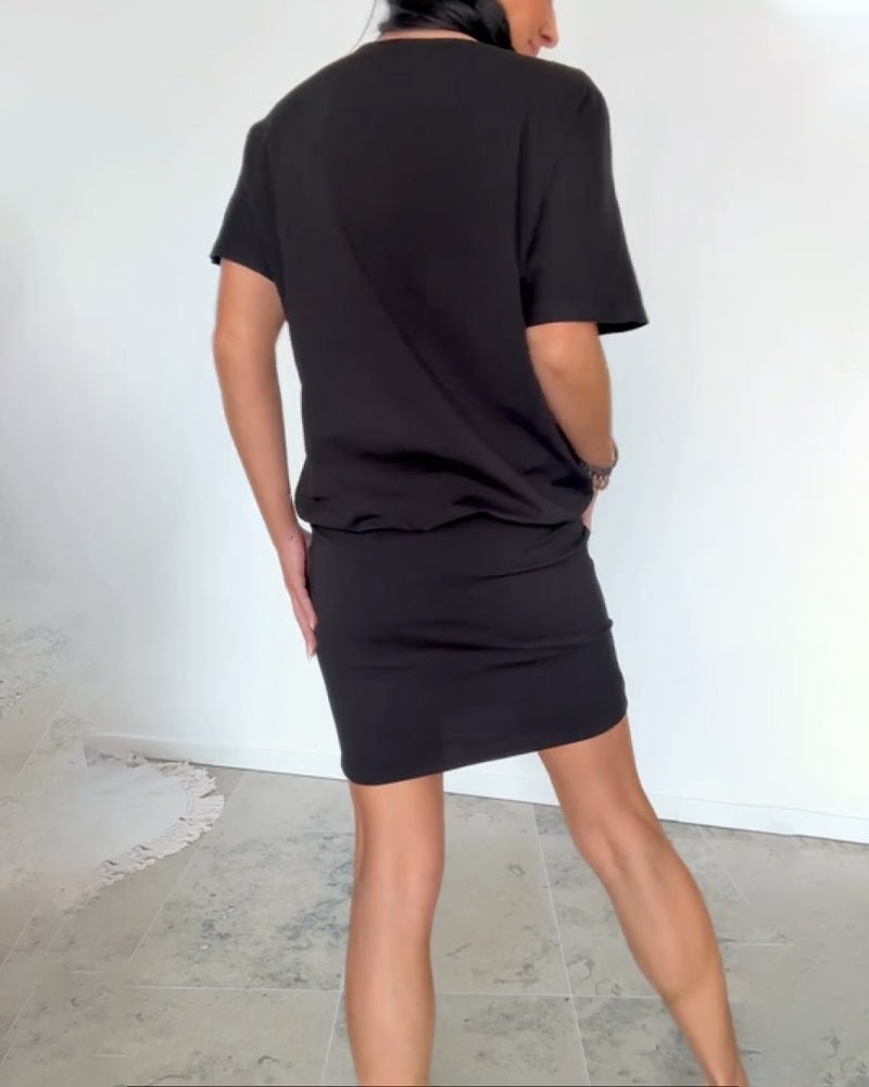 MOREAU LYON | ROBE MIDI ÉLASTIQUE POUR FEMMES