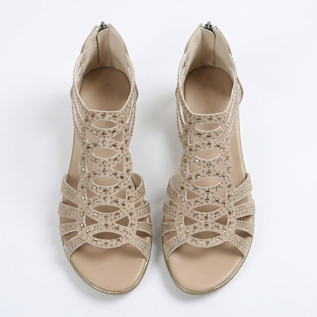 MOREAU LYON | SANDALE COMPENSÉE CHIC POUR FEMME