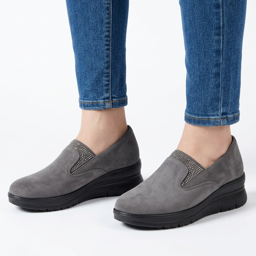 Margaux — Mocassin à Strass