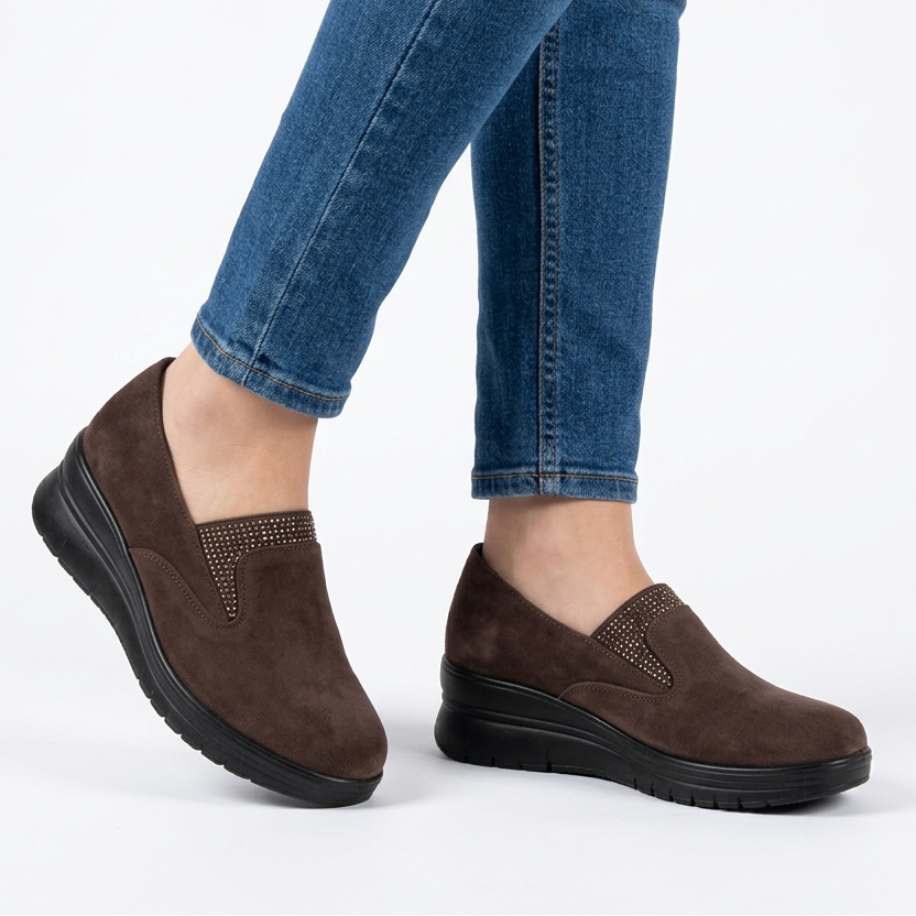 Margaux — Mocassin à Strass