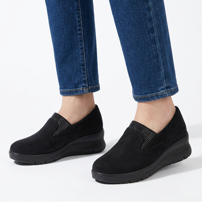 Margaux — Mocassin à Strass