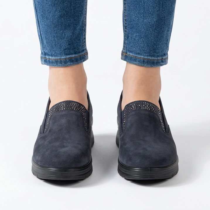 Margaux — Mocassin à Strass
