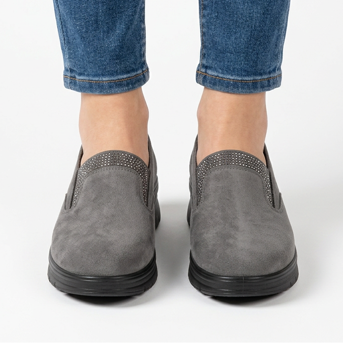Margaux — Mocassin à Strass