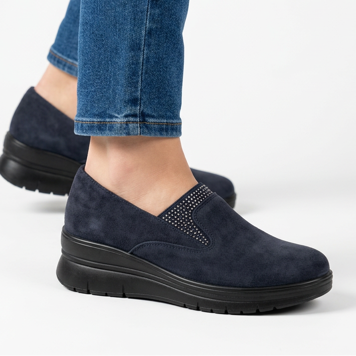 Margaux — Mocassin à Strass