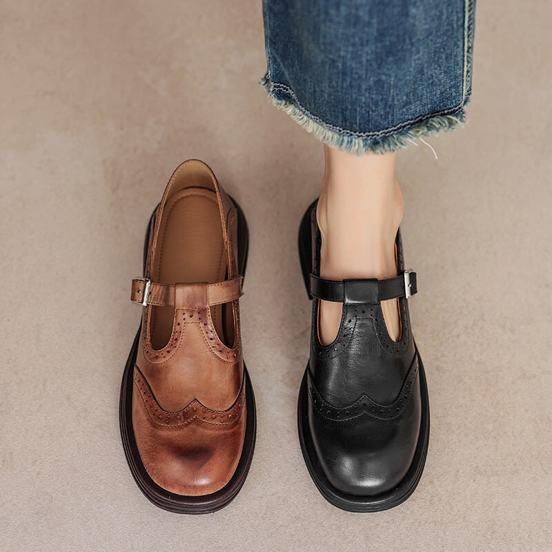 Edith | Ballerines Mary Jane à bride T
