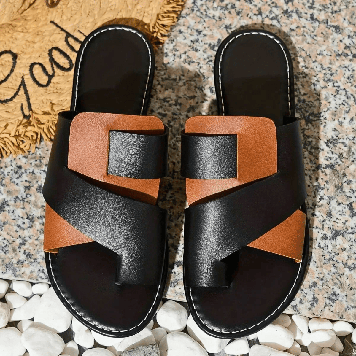 MOREAU LYON | SANDALES À BRIDES CROISÉES POUR FEMME