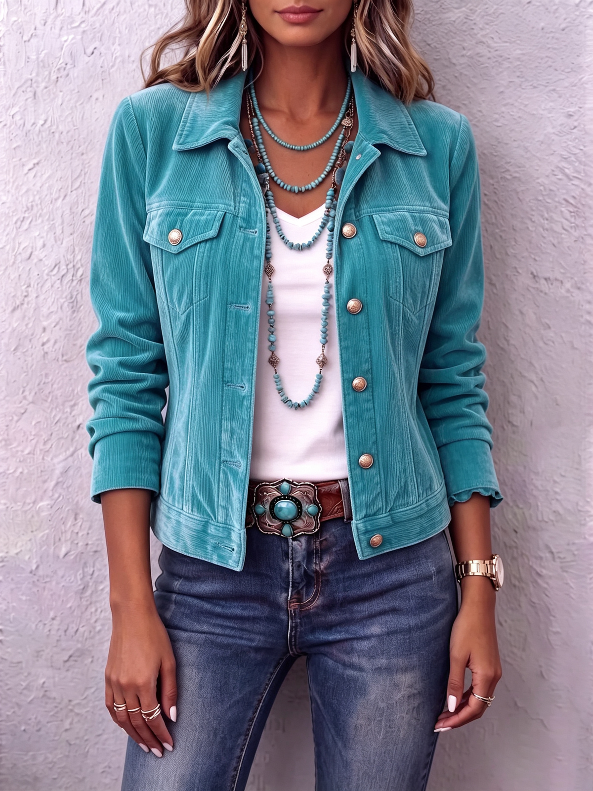 Clarisse — Veste en Velours
